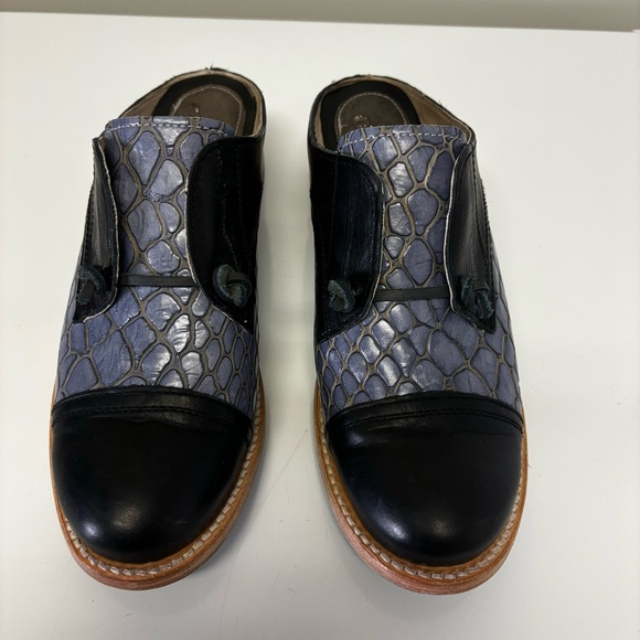 *Gifted* Freebird Leather Steven Malena Heeled Mule Clog Shoes Women’s Size 8 - Picture 6 of 10